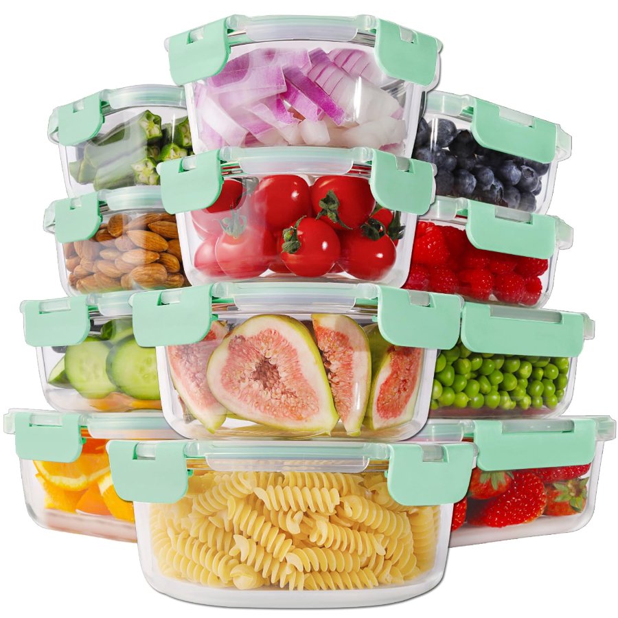 HOMBERKING Large Food Storage Containers